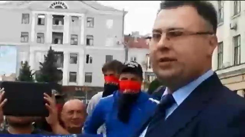 В Запорожье снова требовали отставки городского головы Александра Сина