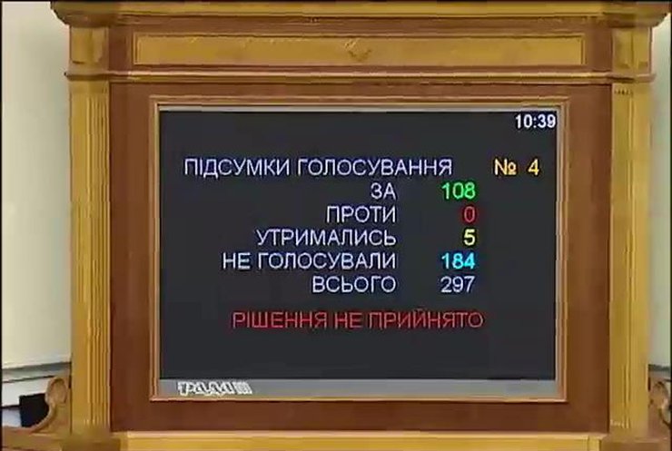 Верховная рада ищет виновных в сепаратизме