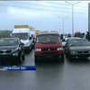 На трассе Киев-Чоп из-за активистов образовалась 30-километровая пробка