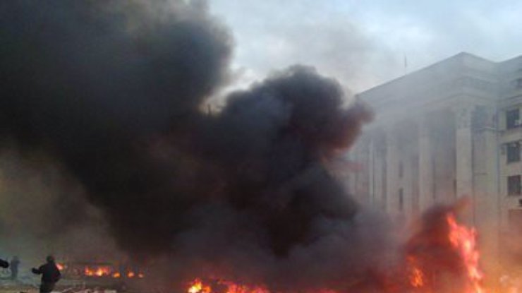 МВД: В сгоревшем Доме профсоюзов Одессы не было никаких отравляющих веществ