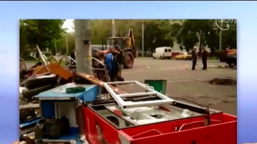 На Донетчине террористы начали разбирать свои блокпосты
