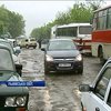 Жители Львовщины перекрыли трассу на Ковель, требуя ремонта дорог