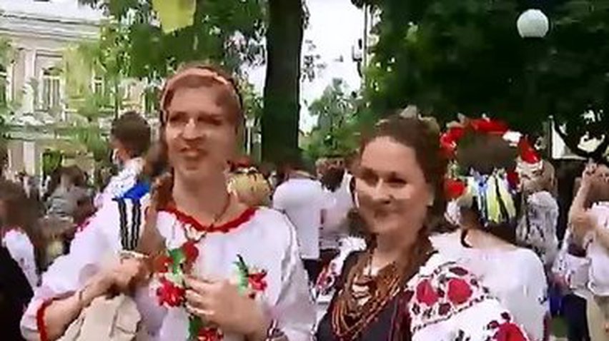 Парад вышиванок в Киеве в этом году побил рекорд массовости