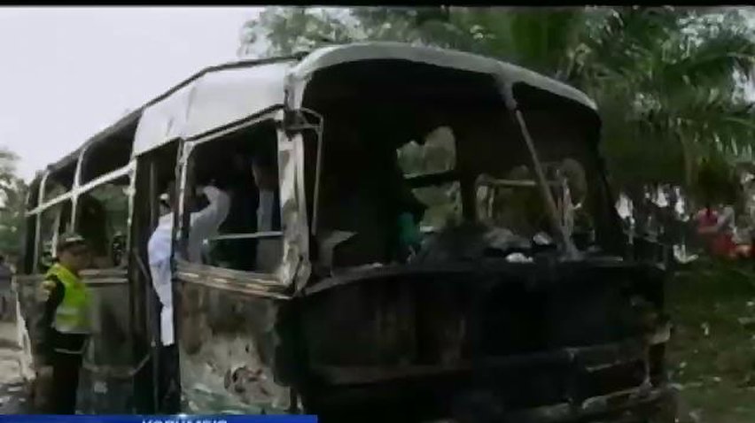 В Колумбии 32 человека сгорели заживо в пассажирском автобусе