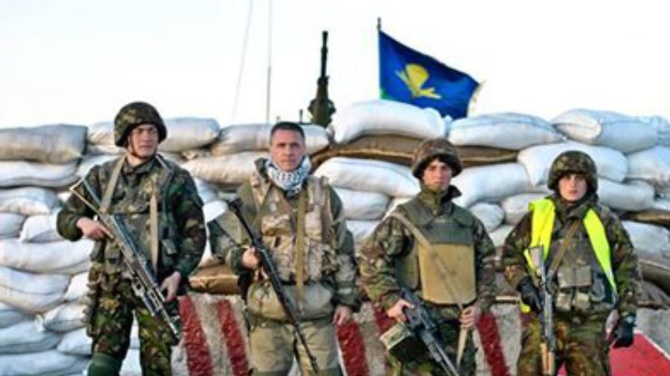 Украинские десантники ликвидировали два блокпоста террористов в Краматорске