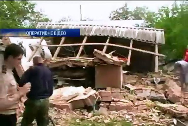 На Черкасчине взрыв газа полностью уничтожил дом