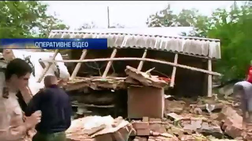 На Черкасчине взрыв газа полностью уничтожил дом