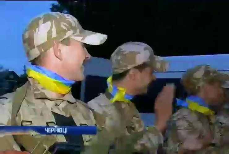 В Черновцы в рамках ротции вернулись военнослужащие Нацгвардии