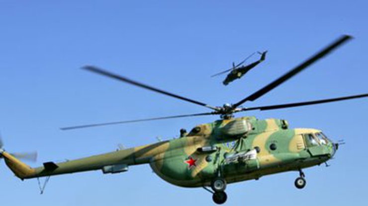 Российский военный вертолет нарушил границы воздушного пространства Украины