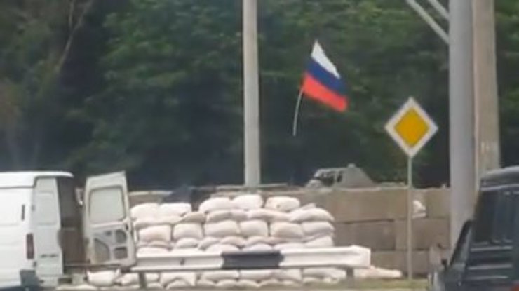 В Донецке за ночь появились два блокпоста террористов