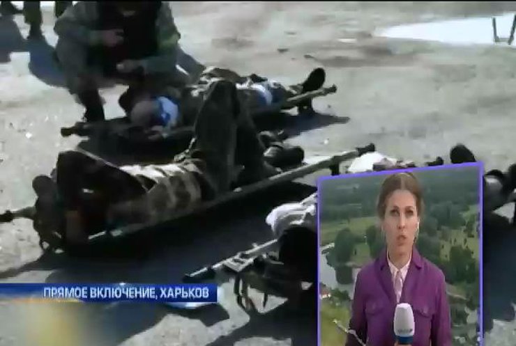 Террористы подстерегли колонну украинских военнослужащих по дороге из Изюма в Славянск