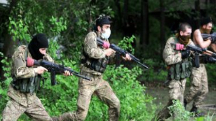 Возле села Марьяновка Донецкой области террористы атакуют пограничников