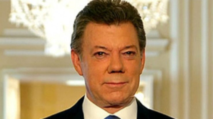 Президент Колумбии Хуан Мануэль Сантос переизбран на второй срок