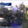 На трассе Киев-Чоп грузовик смял в лепешку иномарку