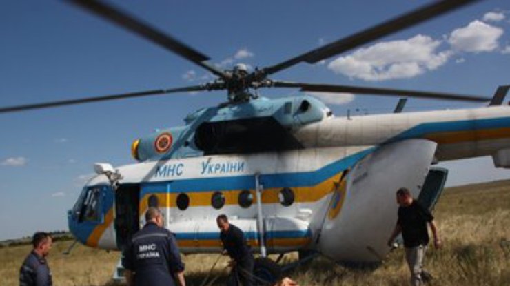 Три члена экипажа вертолета, разбившегося в Лазунивке, погибли