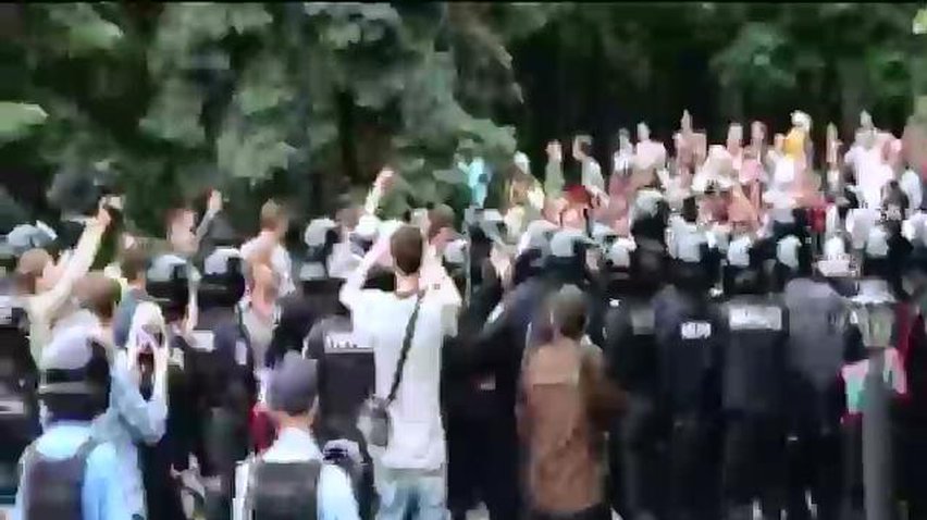 Митинг Евромайдана в Харькове закончился дракой с пророссийскими активистами (видео)