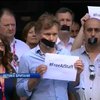 Журналісти BBC мовчки протестують проти 7-річного арешту колег у Єгипті (відео)