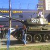 Боевики продолжают стягивать российские танки в Луганск (фото)