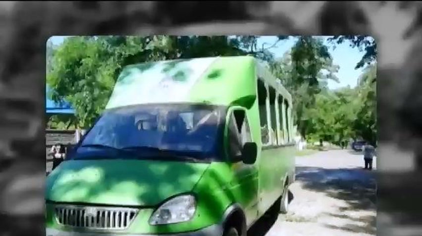 В расстреле 7 пассажиров маршрутки в Краматорске обвиняют террористов (видео)