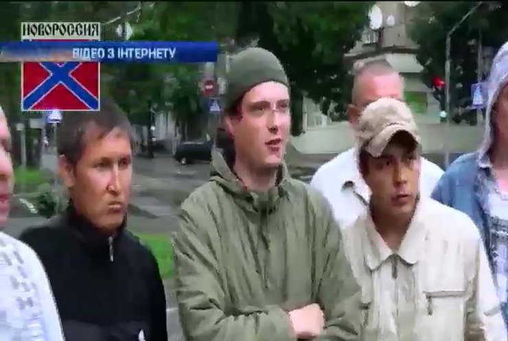 Губарев у центрі Донецька зустрів росіян, які приїхали воювати на Донбас