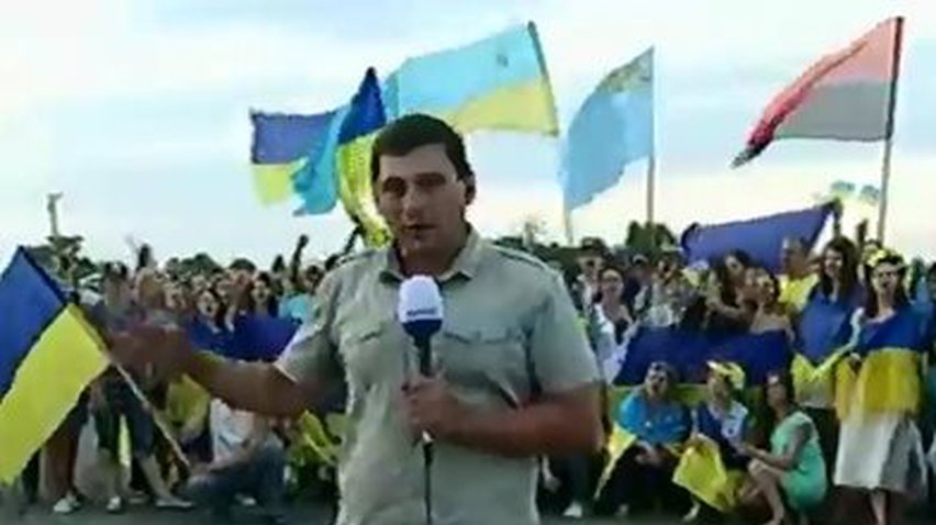 В освобожденный Северск возвращаются жители (видео)