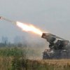 Позиции сил АТО из "Града" обстреливают в Луганске  (видео)