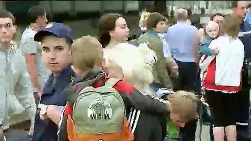 Беженцы с Донбасса пикетировали Минсоцполитики, требуя поддержки (видео)