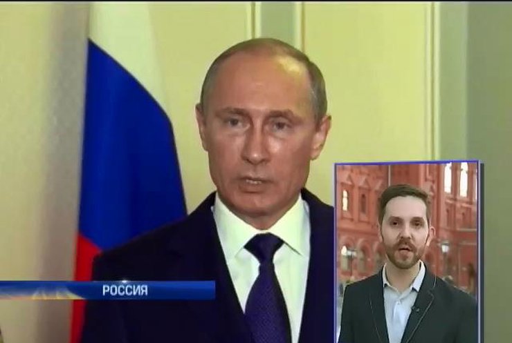 Видеообращение Путина к нации снимали впопыхах (видео)