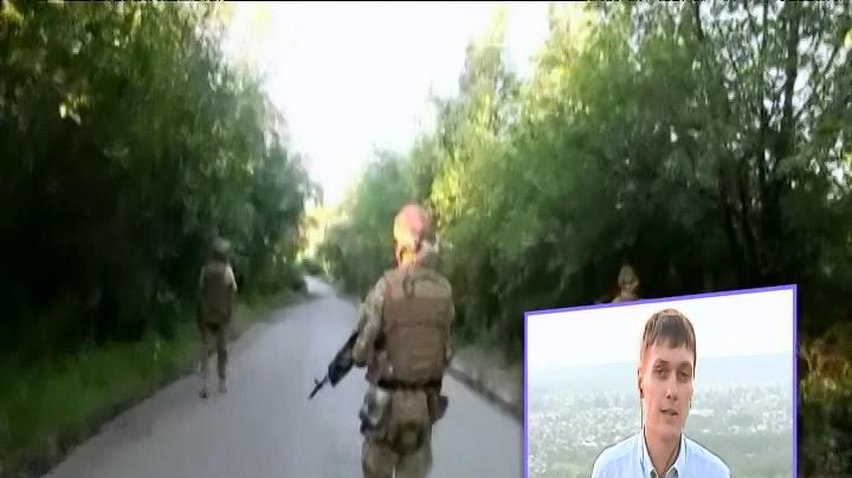 Украинские военные ведут бои в пригородах Горловки (видео)