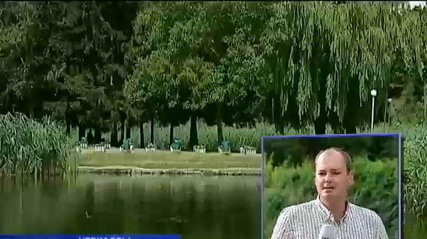 В Черкассах сточными водами отравляют парковое озеро (видео)