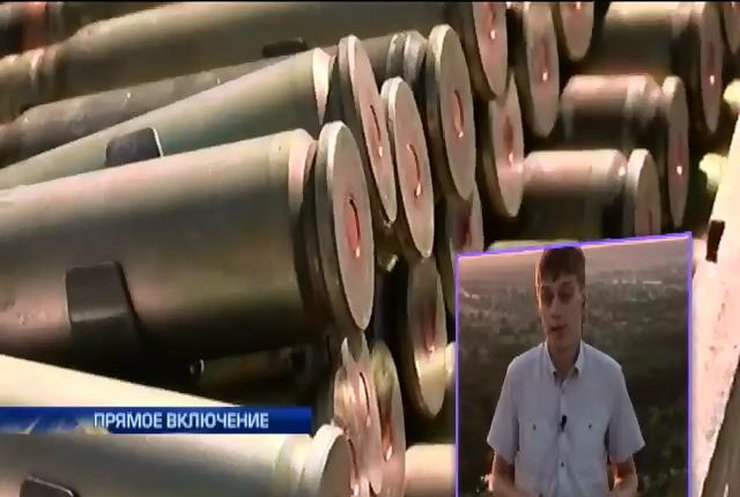 В Лисичанске обнаружен склад российских боеприпасов (видео)