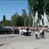 В Кременчуге попрощались с расстреляным мэром Олегом Бабаевым (видео)