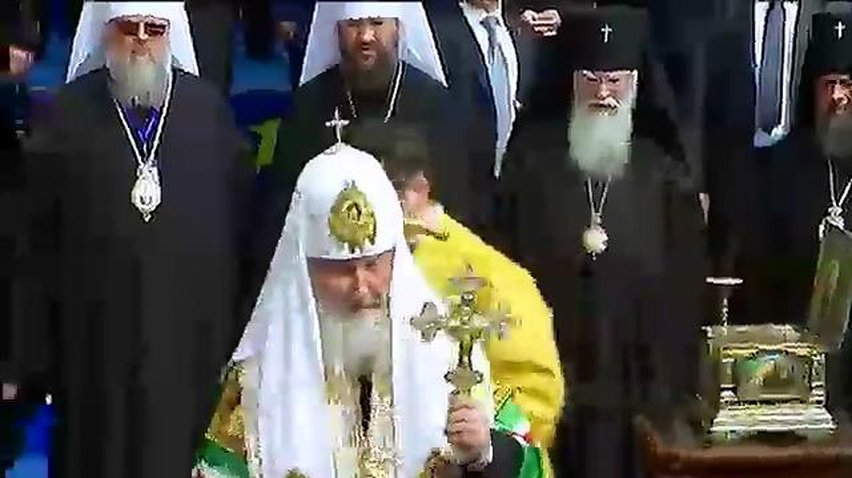Священики не радять чекати патріарха Кирила у Києво-Печерський Лаврі (відео)