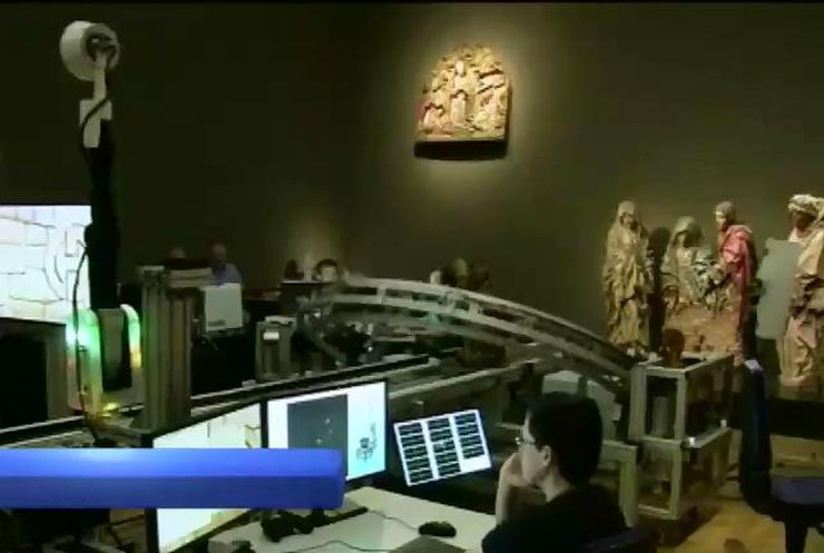 У Франкфуртському музеї експонати оцифровують за допомогою 3D сканера (відео)