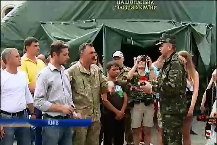Київські військомати не чекають напливу людей з Майдану (відео)