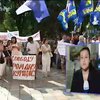 Під Радою вимагають заборонити КПУ і ПР йти на вибори (відео)