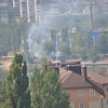 В Донецке горит нефтебаза, повреждены торговые центры (фото)