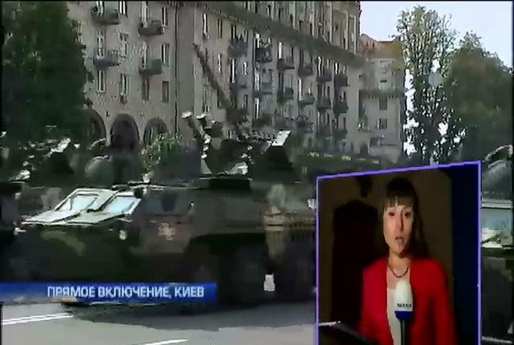Военную технику с парада на Крещатике отправят на Донбасс (видео)