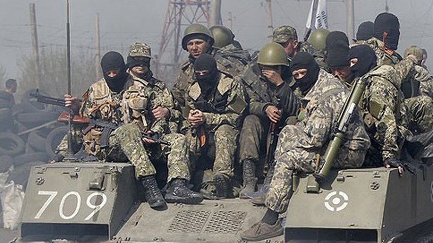 В колонне террористов на Донбассе замечен брат Кадырова Салман