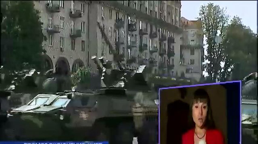 Военную технику с парада на Крещатике отправят на Донбасс (видео)