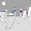 Гумконвой и очкующие русские десантники: мультфильм