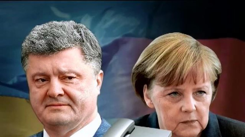 Порошенко та Меркель домовилися спільно стабілізувати ситуацію на Донбасі