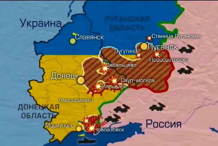 Украина утратила контроль над границей с Россией: карта боя