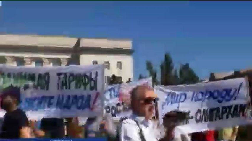 На проросійський мітінг у Херсоні людей привезли з Запоріжжя (відео)