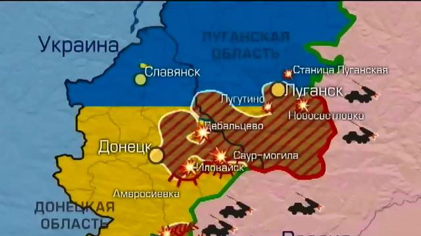 Украина утратила контроль над границей с Россией: карта боя