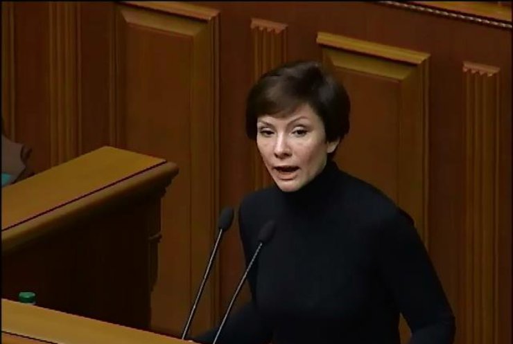Регионалку Елену Бондаренко выгнали с трибуны за провокацию (видео)