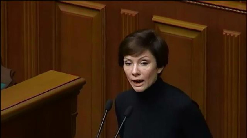 Регионалку Елену Бондаренко выгнали с трибуны за провокацию (видео)