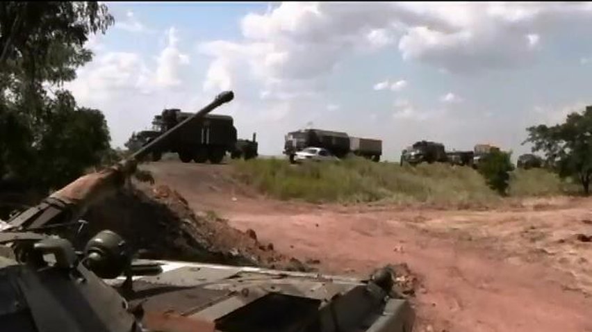 Російські війська шукають місця для майбутніх похованнь солдатів під Красним Лучем (відео)