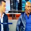 Майк Тайсон накинулся на ведущего в прямом эфире