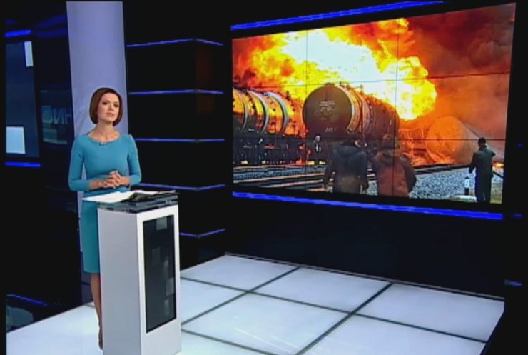 Поблизу Харкова вибухнув потяг з нафтопродуктами (відео)